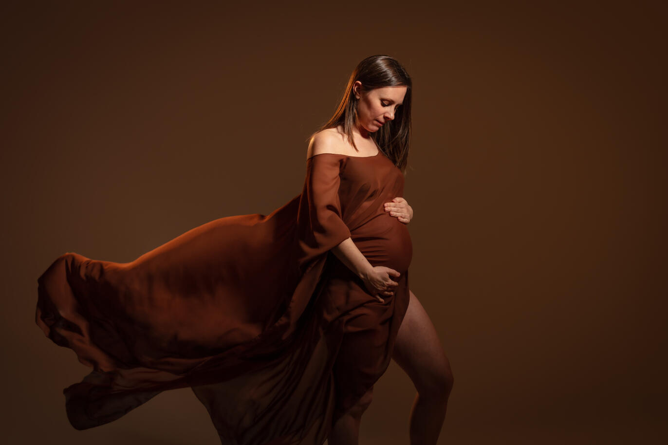 Photo grossesse au studio Deux-Quatre, Guebwiller 1